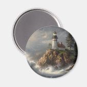 Leuchtturm #1 magnet (Vorderseite/Rückseite)