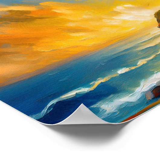 Leuchtturm 1 poster (Ecke)