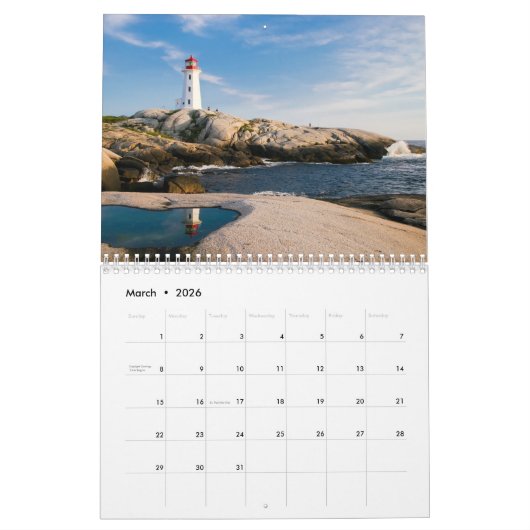 Leuchtturm 2025 - Kalender (Mär 2026)