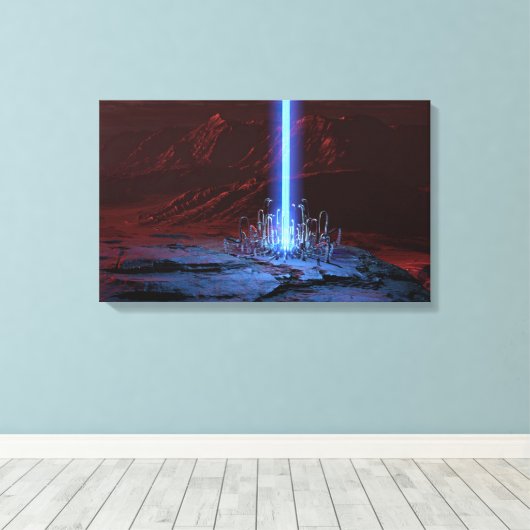 Leuchtturm (2025) leinwanddruck (Insitu (Holzboden))