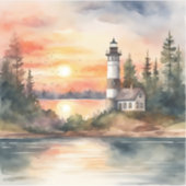 Leuchtturm - 2 aufkleber (Vorderseite)