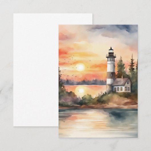 Leuchtturm - 2 Card (Vorne/Hinten)