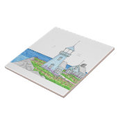 Leuchtturm 2 Keramik Tile Fliese (Seite)