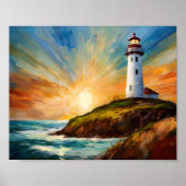 Leuchtturm 3 poster (Vorne)