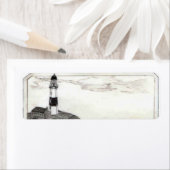 Leuchtturm-Adressetikett, klein (Insitu)