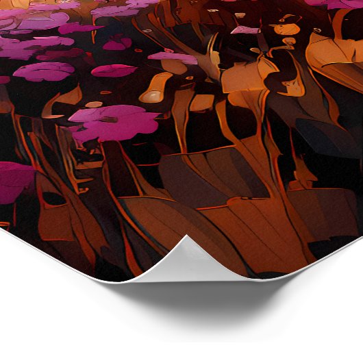 Leuchtturm | AI Poster (Ecke)