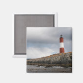 Leuchtturm am Beagle Magnet (Vorderseite/Rückseite)