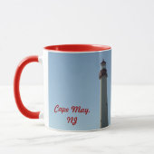 Leuchtturm am Cape May Point, NJ Tasse (Links)