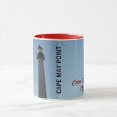 Leuchtturm am Cape May Point, NJ Tasse (Zentrum)