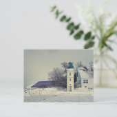 Leuchtturm am Empire Postcard Postkarte (Stehend Vorderseite)