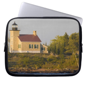 Leuchtturm am Lake Superior bei Copper Harbor Laptopschutzhülle