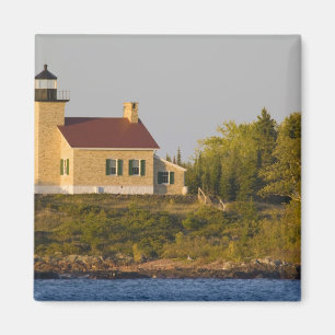 Leuchtturm am Lake Superior bei Copper Harbor Magnet
