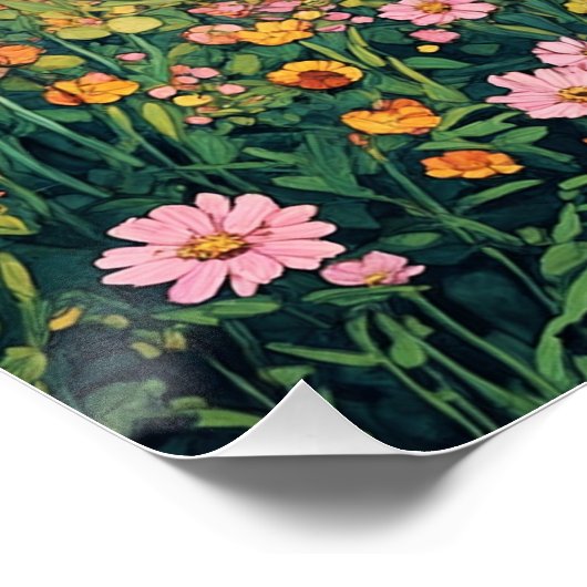 Leuchtturm am Meer Poster (Ecke)