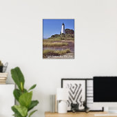 "Leuchtturm am Meer" Poster (Heimbüro)