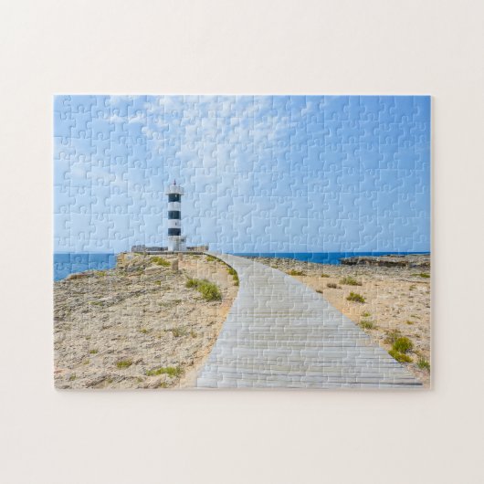 Leuchtturm am Meer Puzzle (Horizontal)