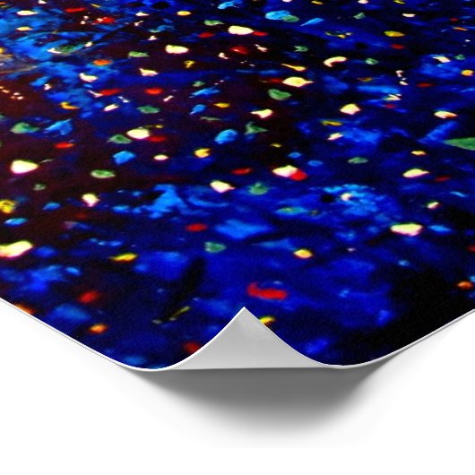 Leuchtturm am Nachmittag Pointillismus Kunstdrucke Poster (Ecke)