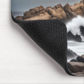 Leuchtturm am Ozean Mousepad (Ecke)