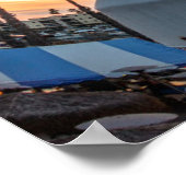 Leuchtturm am Ozeanhafen Poster (Ecke)