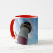 Leuchtturm am Ozeanhafen Tasse (Vorderseite Links)