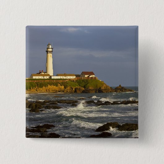Leuchtturm am Pigeon Point Staat Beach in San 2 Button (Vorderseite)