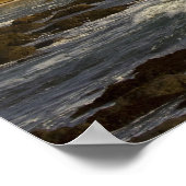 Leuchtturm am Pigeon Point Staat Beach in San 2 Poster (Ecke)