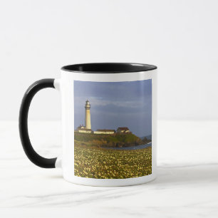 Leuchtturm am Pigeon Point Staat Beach in San Tasse