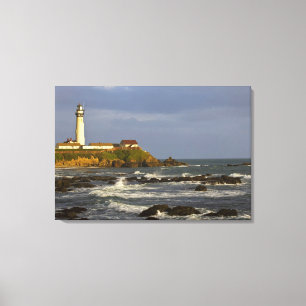 Leuchtturm am Pigeon Point State Beach in San 2 Leinwanddruck