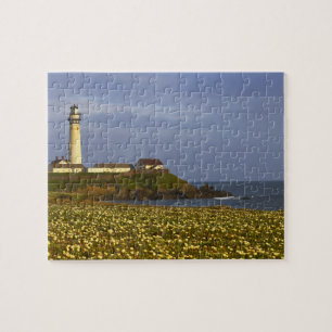 Leuchtturm am Pigeon Point State Beach in San Puzzle