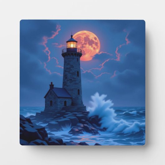 Leuchtturm am Rande der Welt Fotoplatte (Vorderseite)