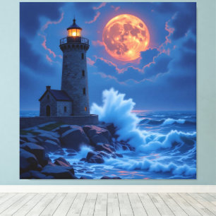 Leuchtturm am Rande der Welt Leinwanddruck