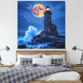 Leuchtturm am Rande der Welt Leinwanddruck (Insitu (Schlafzimmer))