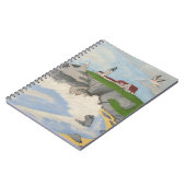 Leuchtturm am Sea Notebook Notizblock (Linke Seite)