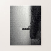 Leuchtturm am Sonnenuntergang Puzzle (Vertikal)