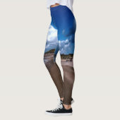 Leuchtturm am Strand Leggings (Links)