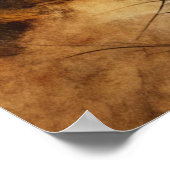 Leuchtturm am Strand Poster (Ecke)