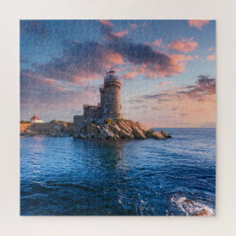 Leuchtturm am Strand Puzzle