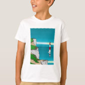 Leuchtturm am Strand Shirt amazon (Vorderseite)
