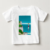 Leuchtturm am Strand Shirt amazon (Vorderseite)