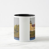 Leuchtturm am Superior-See in der Nähe des Copper- Tasse (Zentrum)