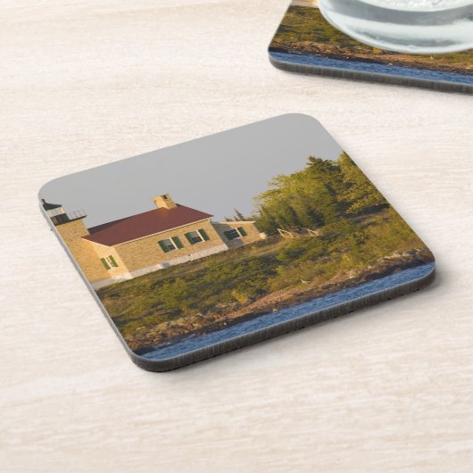 Leuchtturm am Superior-See in der Nähe des Copper- Untersetzer (Linke Seite)