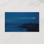 Leuchtturm an den NachtVisitenkarten Visitenkarte (Rückseite)