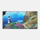 Leuchtturm an der Klippe Schreibtischunterlage (Vorderseite)