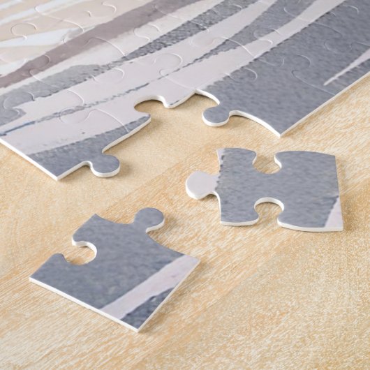 Leuchtturm an der Küste | Aquarellmeer Puzzle (Seite)