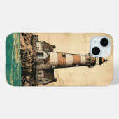 Leuchtturm an der Küste Case-Mate iPhone Hülle (Rückseite (Horizontal))