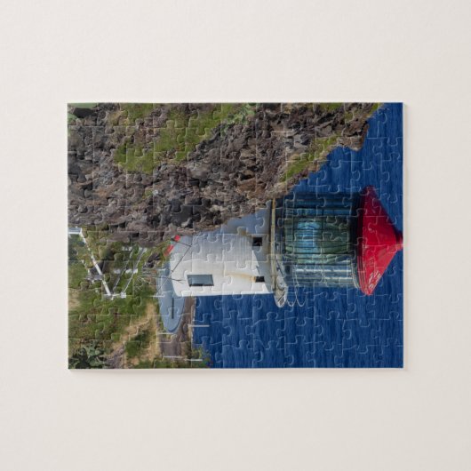 Leuchtturm an der Küste, Hawaii Puzzle (Horizontal)
