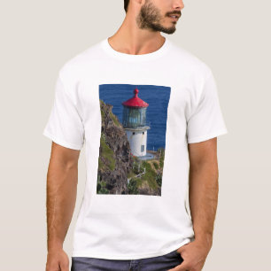 Leuchtturm an der Küste, Hawaii T-Shirt