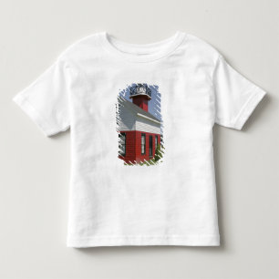 Leuchtturm an der Küste in Douglas nahe 2 verlegt Kleinkind T-shirt