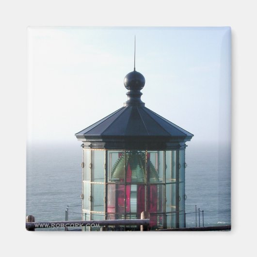 Leuchtturm an der Küste von Oregon Magnet (Vorne)