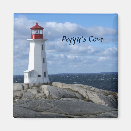 Leuchtturm an der Peggy's Cove Magnet (Vorne)