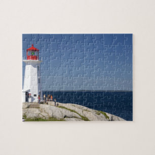Leuchtturm an der Peggy's Cove, Nova Scotia, Kanad Puzzle
